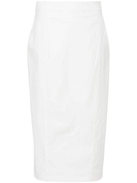 panelled midi skirt