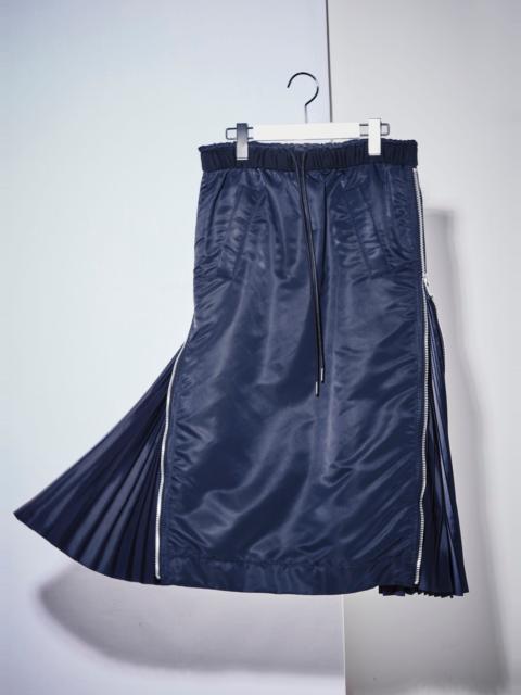 Nylon Twill Skirt