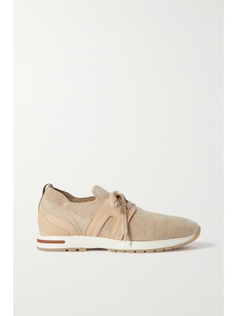 Flexy Lady Wool, Leather And Suede Sneakers