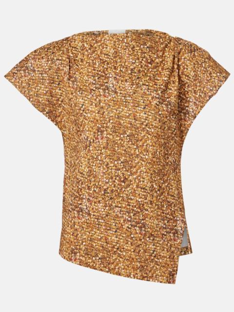 Sebani asymmetric cotton T-shirt