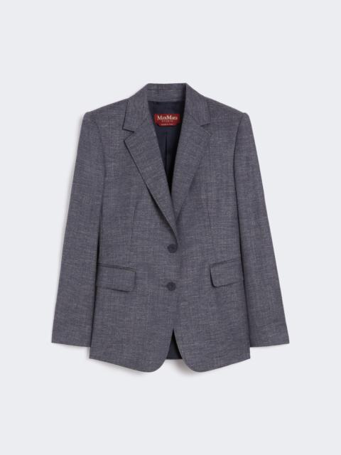 HODEIDA Wool-blend twill blazer