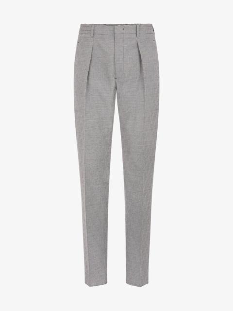 Multicolor wool pants