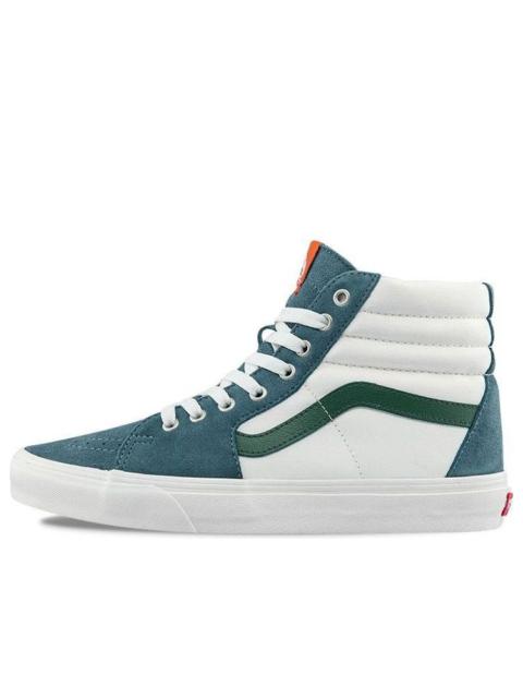 Vans SK8-HI Cozy Skateboarding Shoes Unisex White Green VN0A5JMJBLG