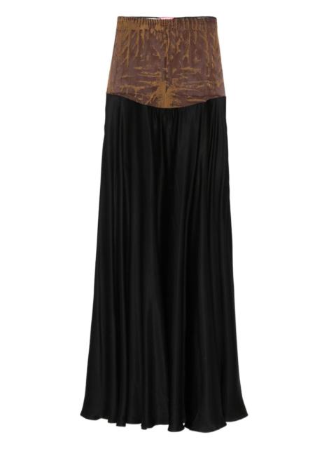 O-Garcia flared maxi skirt