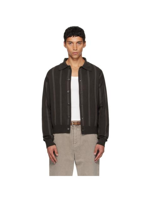 Brown Formal Cardigan