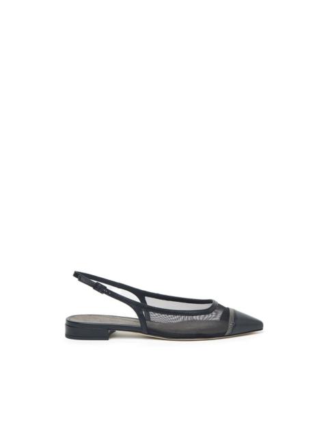pointed-toe ballet flats