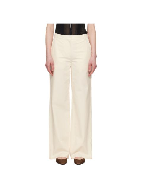 A. P.C. Off-White Margaret Trousers