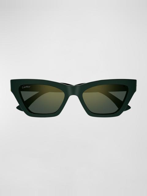 Logo Acetate Cat-Eye Sunglasses