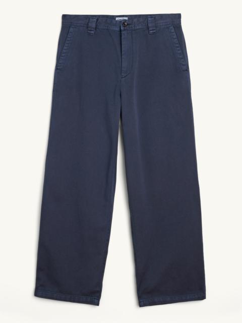 WIDE TWILL PANT - NAVY