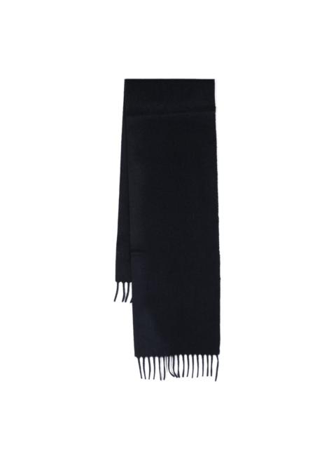 fringed cashmere scarf