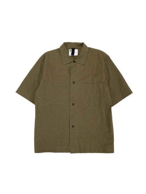 MHL S/S PJ Shirt Dry Cotton End On End Moss