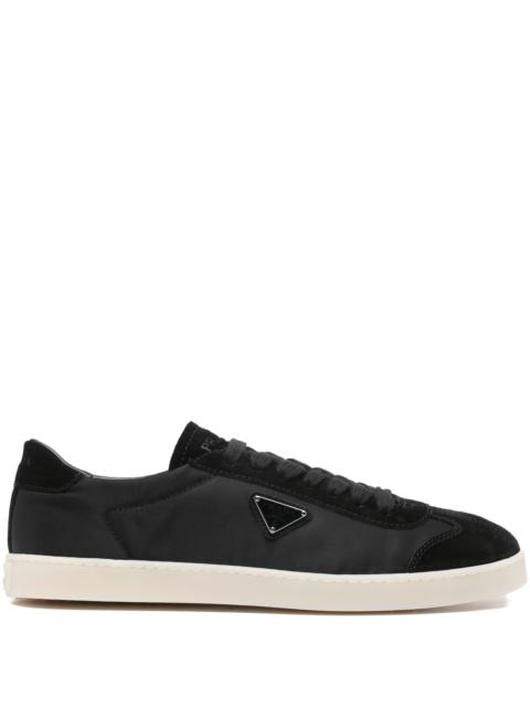 Prada Suede-panelled Lace-up Trainers