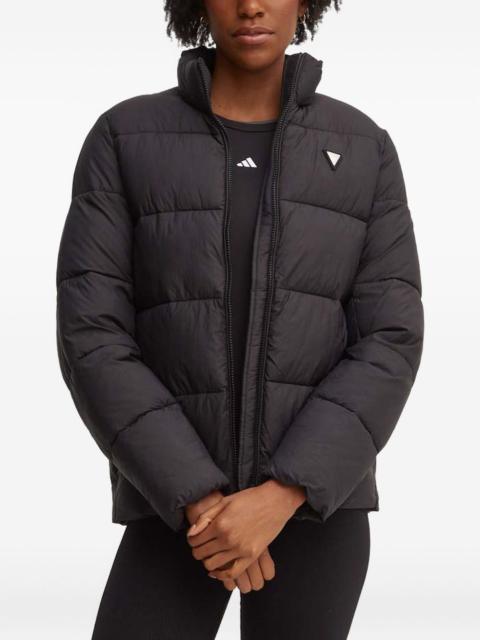 zip-up puffer jacket
