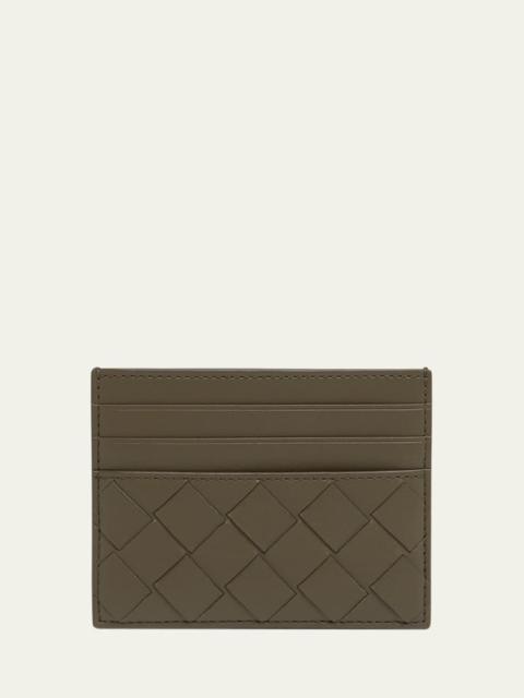 Men's Intrecciato 15 Leather Card Holder
