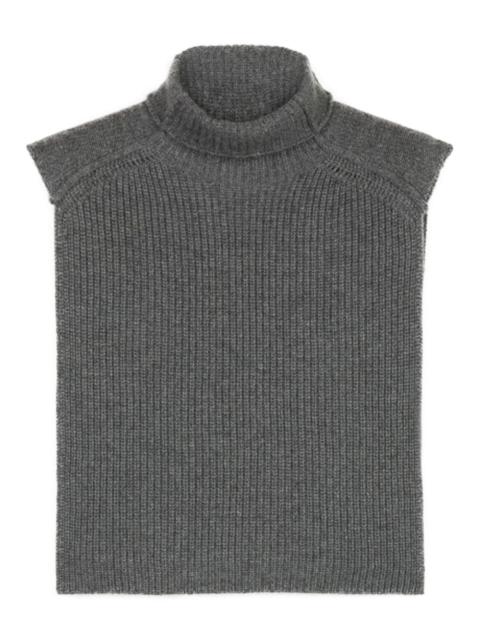 ribbed turtleneck top
