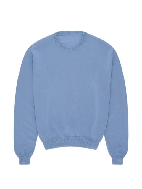 ribbed crew-neck sweater