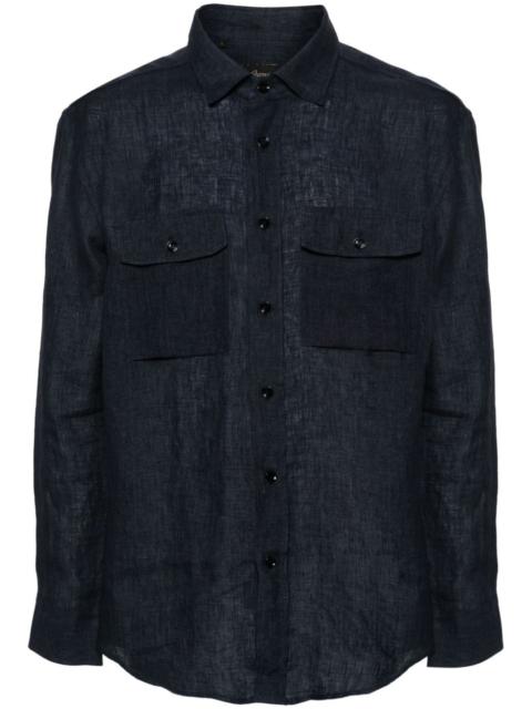button-up linen shirt