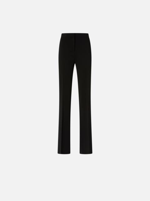 FLARED ELEGANT TROUSERS IN TECHNICAL CADY