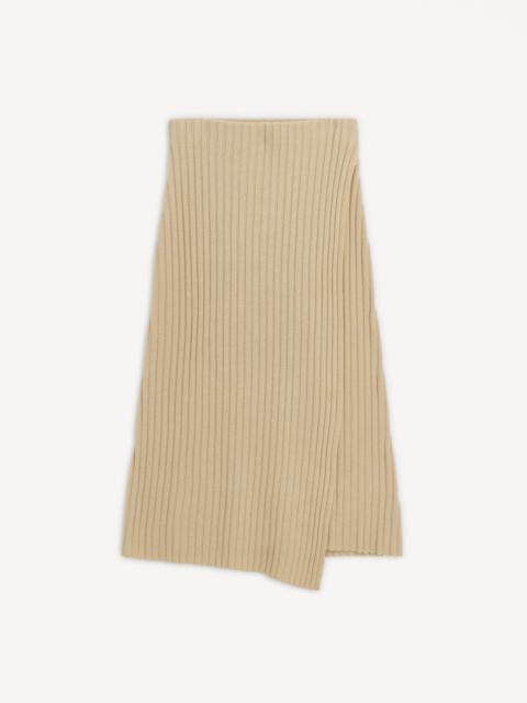 Cassila wool midi skirt