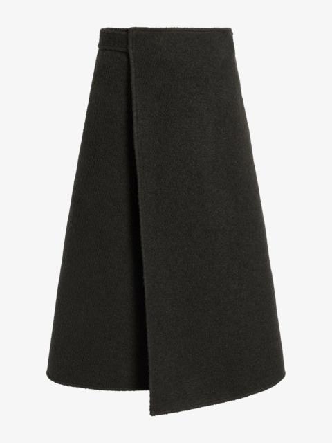 Bodhi Skirt in Boucle Twill Suiting