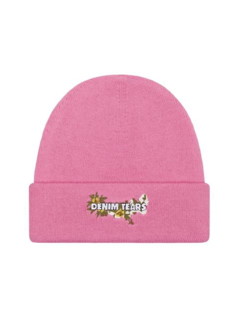 Denim Tears Floral Beanie Pink