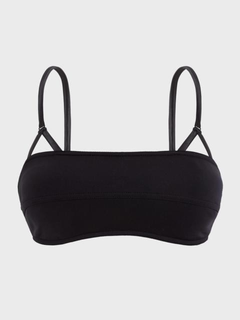 WOMEN SCULPTING BRALETTE BIKINI TOP SOLID