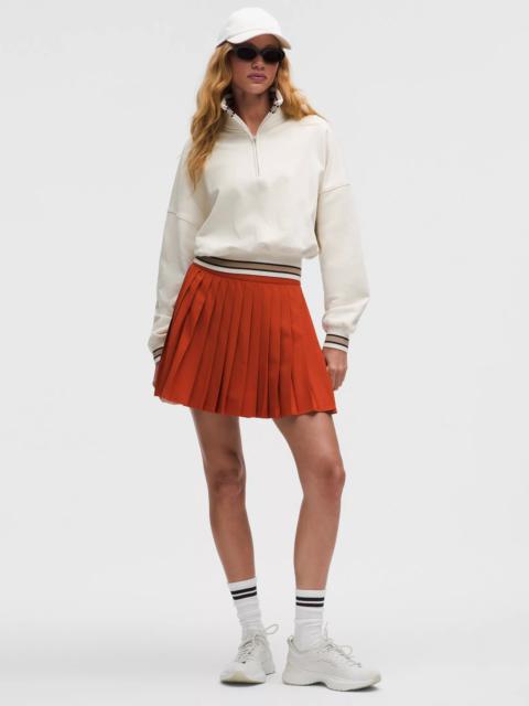 High-Rise Pleated Tennis Skirt *Long