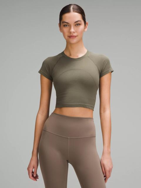 Swiftly Tech Cropped Short-Sleeve Shirt 2.0