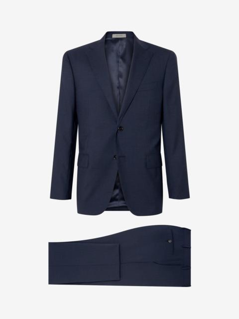 Blue tropical wool suit