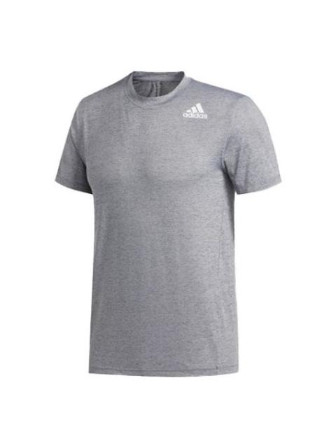 adidas Training Sports Short Sleeve Tee 'Light Grey' FL4334