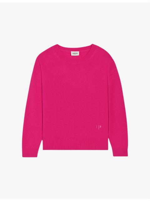 Madi logo-embroidered cashmere jumper