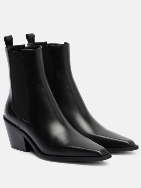 Leo leather ankle boots