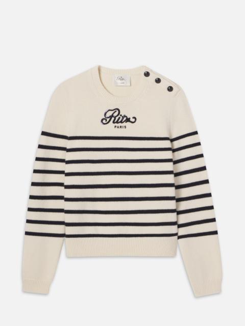 Ritz Sequined Striped Sweater
