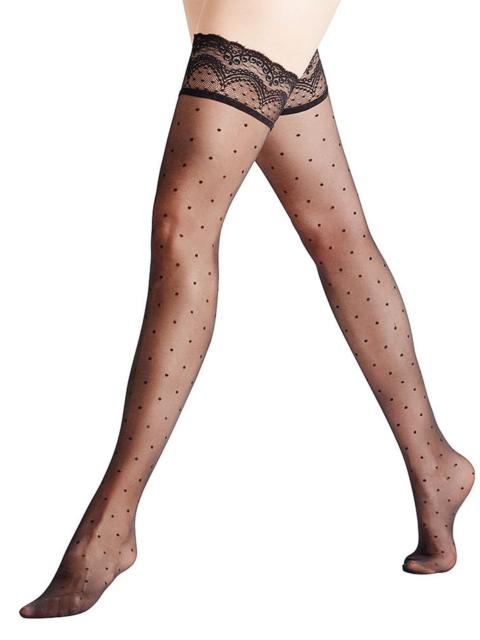 Falke Dot Stay Up Stocking