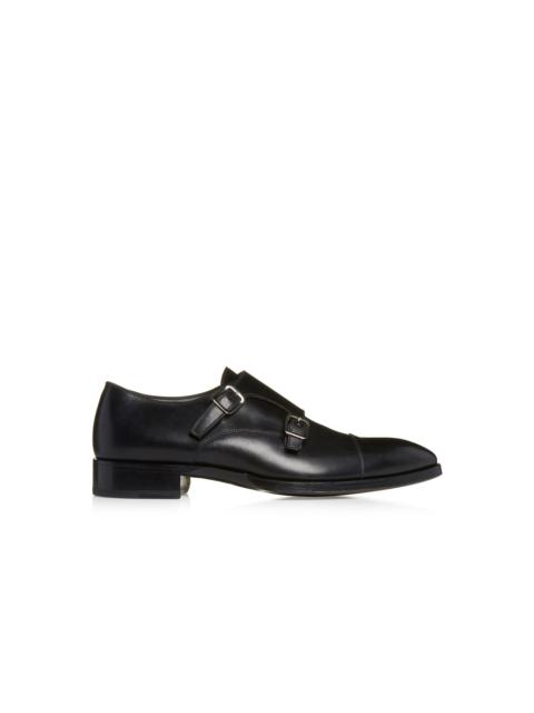 BURNISHED LEATHER ELKAN MONK STRAP