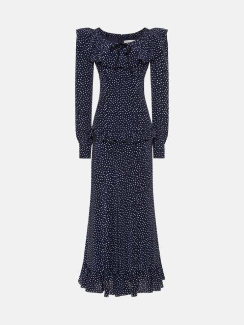 POLKA DOT DRESS WITH VOLANT