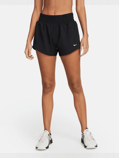 Nike One Women's Dri-FIT Mid-Rise 3" Brief-Lined Shorts