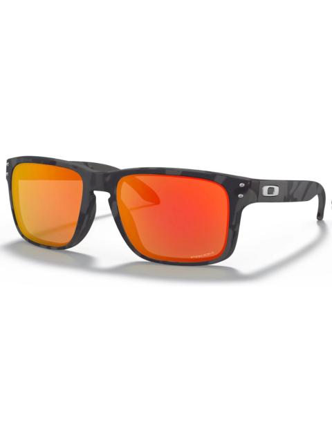 Oakley Holbrook Sunglasses Black Camo/Prizm Ruby (OO9102-E955)