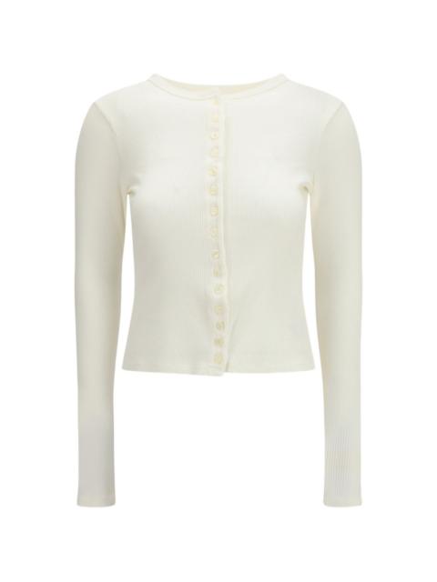 Kari button-up ribbed cardigan