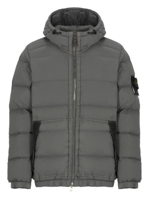 4100040 Seamless Tunnel Nylon Down-TC hooded jacket