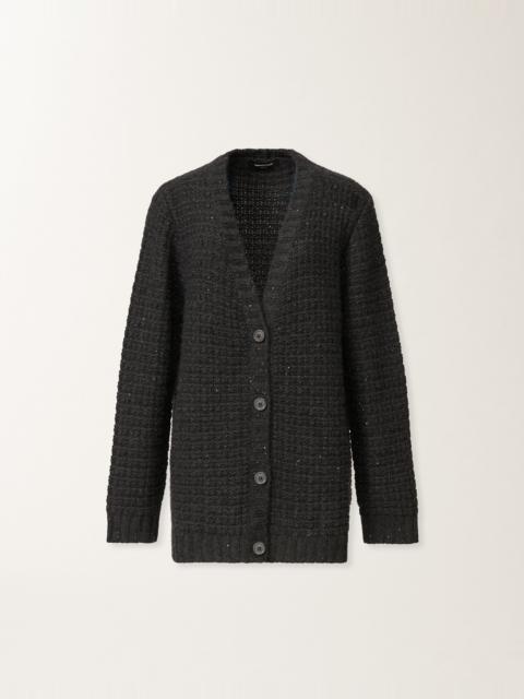 Platinum cardigan with sequins