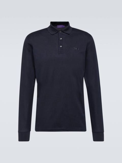 Cotton piqué polo shirt