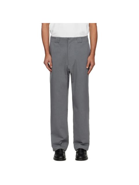 Gray Jersey Trousers