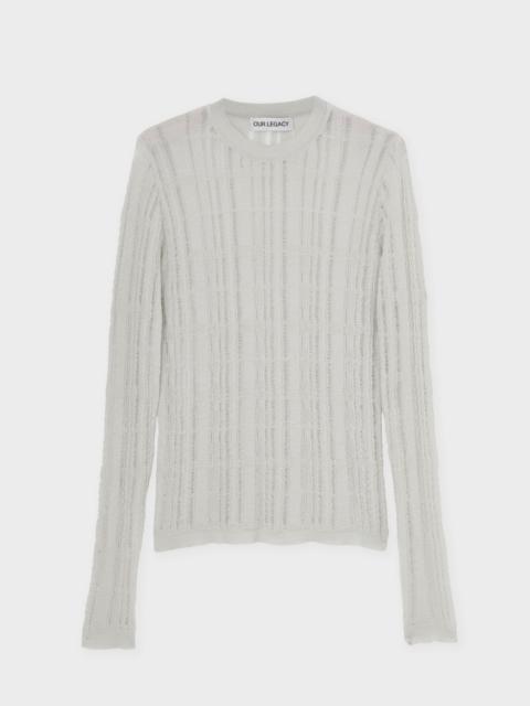 Formal Roundneck Cloud Grey Tech Cotton