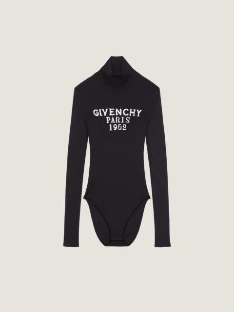 BODY IN FINE RIB WITH GIVENCHY SIGNATURE