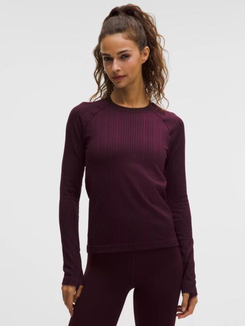 Rest Less Variegated Ribbed Pullover