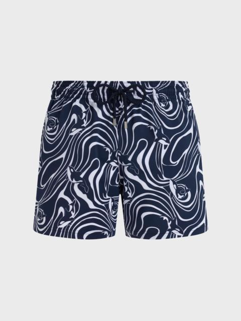 MEN STRETCH SHORT SWIM SHORTS ORCAS
