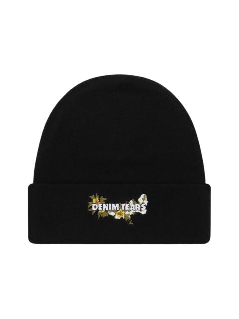 Denim Tears Floral Beanie Black
