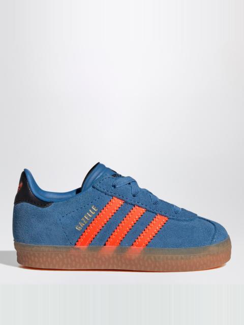 Gazelle Focus Blue/Solar Orange Sneaker with elasticated laces