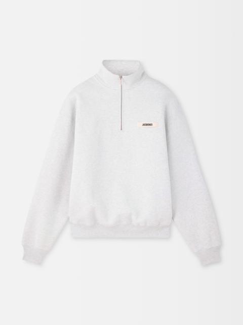 The Gros Grain zipped-rollneck sweatshirt